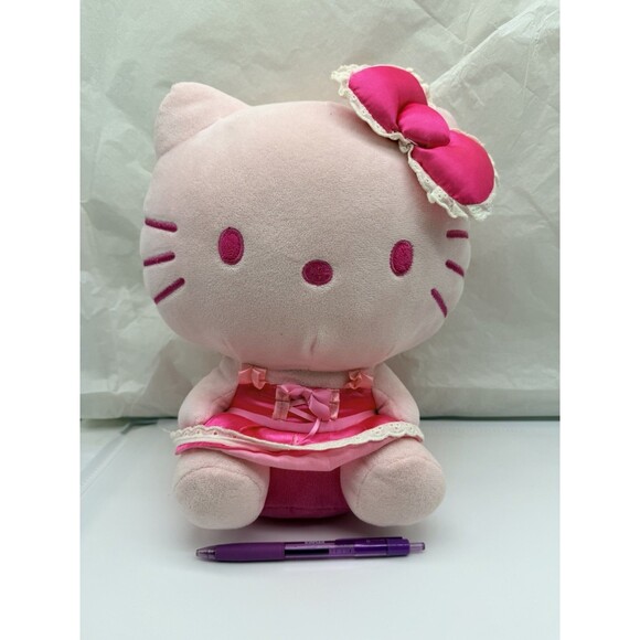 Hello Kitty and Friends 12" Plush Monochrome Pretty In Pink Sanrio 2024 Soft Toy - Picture 4 of 13